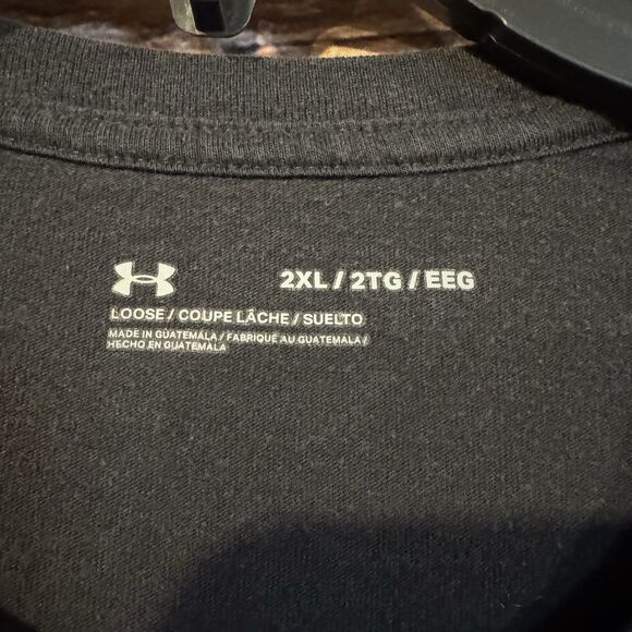 Under Armour Texas Tech Red Raiders Baseball T-Shirt Black Men's XXL NCAA - Picture 3 of 8